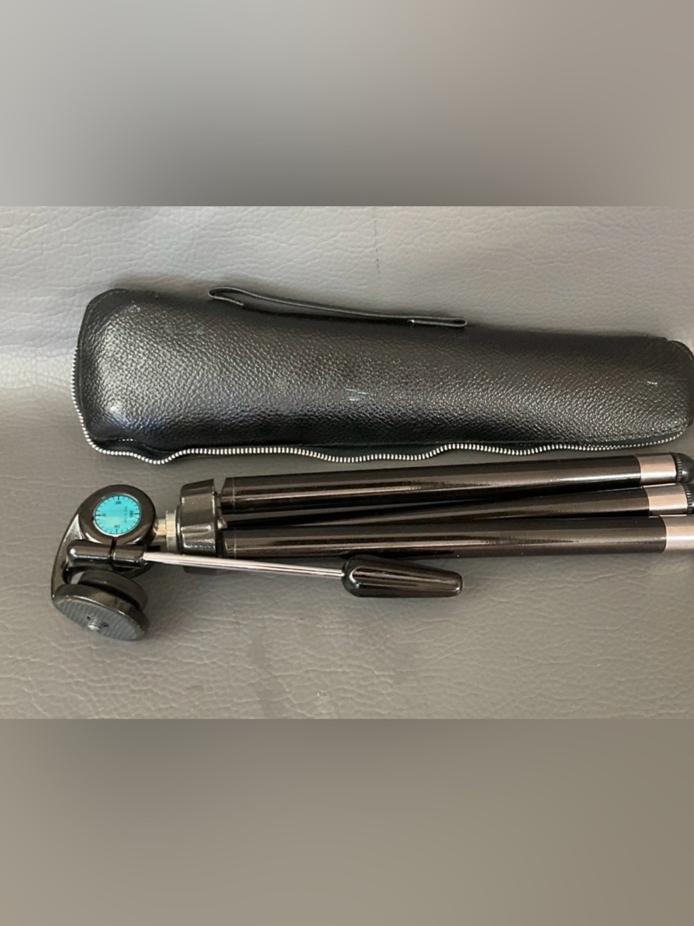 Vintage JCPenney camera tripod manufactured in Japan Model Extendable With Case